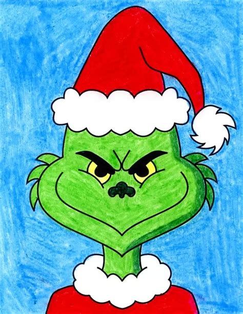 directed drawing the grinch|grinch drawing for kids.